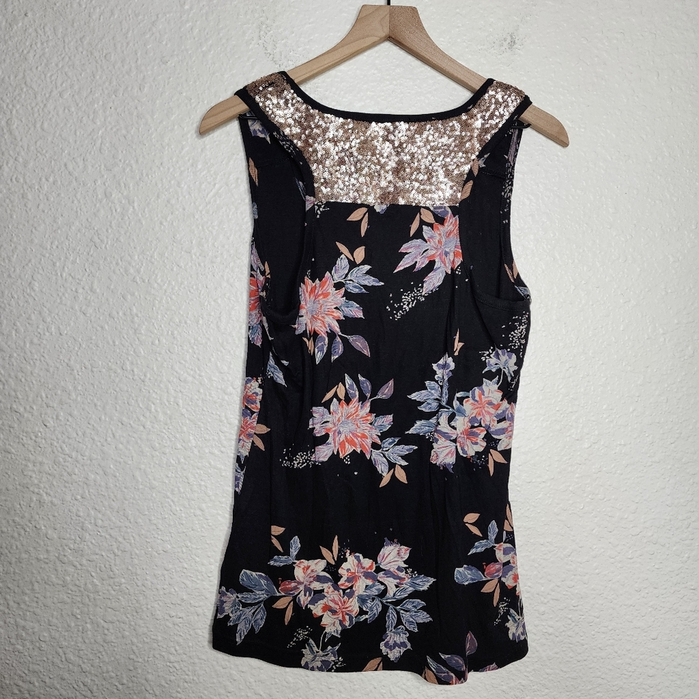 Lascana x Venus Floral Sequin Tank Top Women's Size 1X - Picture 6 of 7